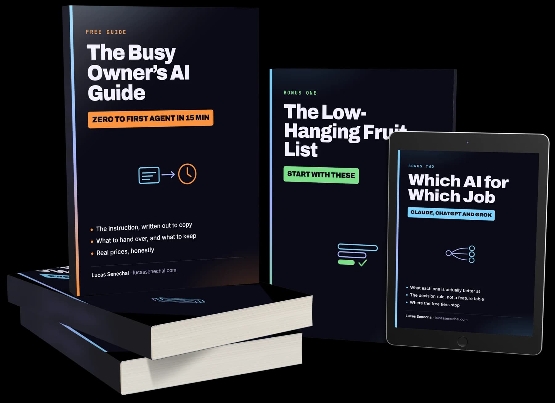 The Busy Owner's AI Guide with its ten bonus documents